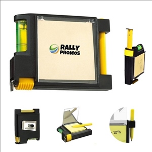 Steel Tape Measure with Spirit Level Note Memo Pad And Pen